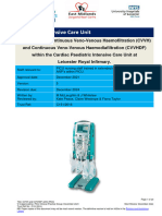 Continuous Veno Venous Haemofiltration or Haemodiafiltration UHL Childrens Intensive Care Guideline