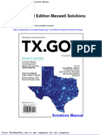 Full Download TX Gov 1st Edition Maxwell Solutions Manual