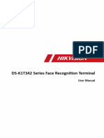 UD25849B B Baseline DS K1T342 Series Face Recognition Terminal User Manual V1.0 20221130