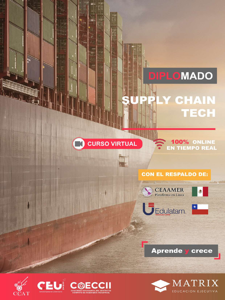 Brochure de Diplomado Supply Chain Tech PDF