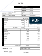 Employee Information Pay Stub Information