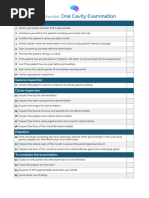 OSCE Checklist HINTS Exam | PDF | Self-Improvement