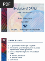 Evolution of DRAM 1kbit To 1gbit June 2004