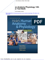 Full Download Holes Human Anatomy Physiology 13th Edition Shier Test Bank