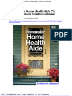 Full Download Homemaker Home Health Aide 7th Edition Balduzzi Solutions Manual