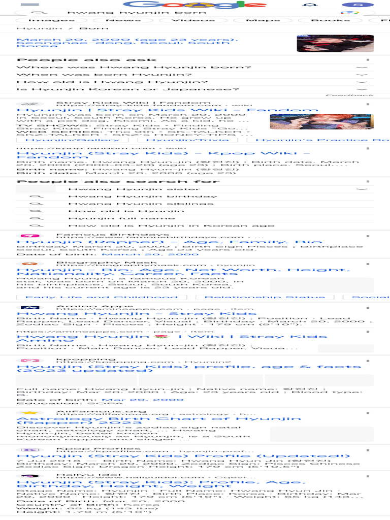 Hwang Hyunjin Born - Google Search | PDF | Astrological Sign