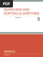 Ch5 Searching Sorting Algorithm