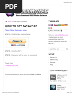 How To Get Password - CrackMyMAC