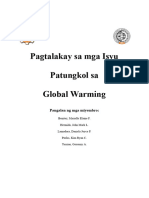 Pagtalakay Sa Mga Isyu Patungkol Sa Global Warming Group 1
