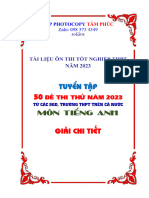 Bo 50 de Thi Thu TNTHPT Nam 2023-Mon Tieng Anh