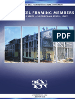 TSN Cold Formed Steel Framing Standard Stud Technical Catalog