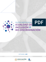 DOC-POLTICA INSTITUCIONAL PARA LA IGUALDAD DE GNERO INCLUSION Y NO DISCRIMINACION 31agosto