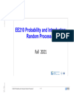 EE210 Probability and Introductory Random Processes