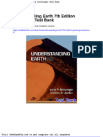 Full Download Understanding Earth 7th Edition Grotzinger Test Bank