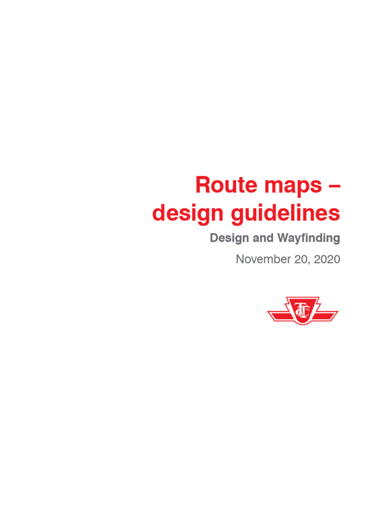 Route Map Design Guidelines | PDF | Land Transport | Rail Infrastructure