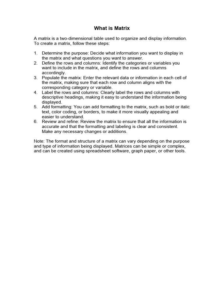 what-is-matrix-pdf