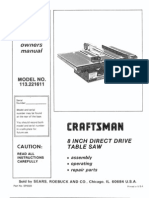 Craftsman Table Saw