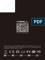 UP028-FDA-CALIBURN X Pod System User Manual