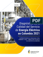 Informe de Calidad Del Servicio de Energia 2021