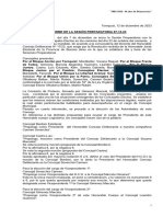 Informe de Sesión Preparatoria 07-12-23