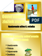 Oddeľovanie Zložiek Zmesí.