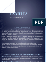 Patria Potestad FAMILIA III Diapositiva de La Décima Cuarto Clase 2023-1patria Potesta