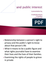 Privacy and Public Interest