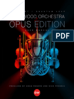 EW Hollywood Orchestra Opus Edition User Manual