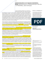 Determinacy vs. Indeterminacy in The Do-Mestic Space. The Limits of Flexibility