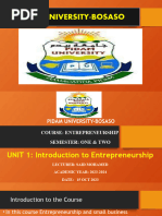 Entrepreneurship 1-5