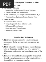 Chapter 3 Strength Calculation of Joints