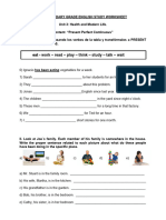 Worksheet Present Perfect Continuous 82010 20200303 20160810 153405