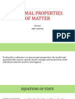 Lesson 2 - Thermal Properties of Matter