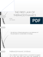 Lesson 3 - First Law of Thermodynamics