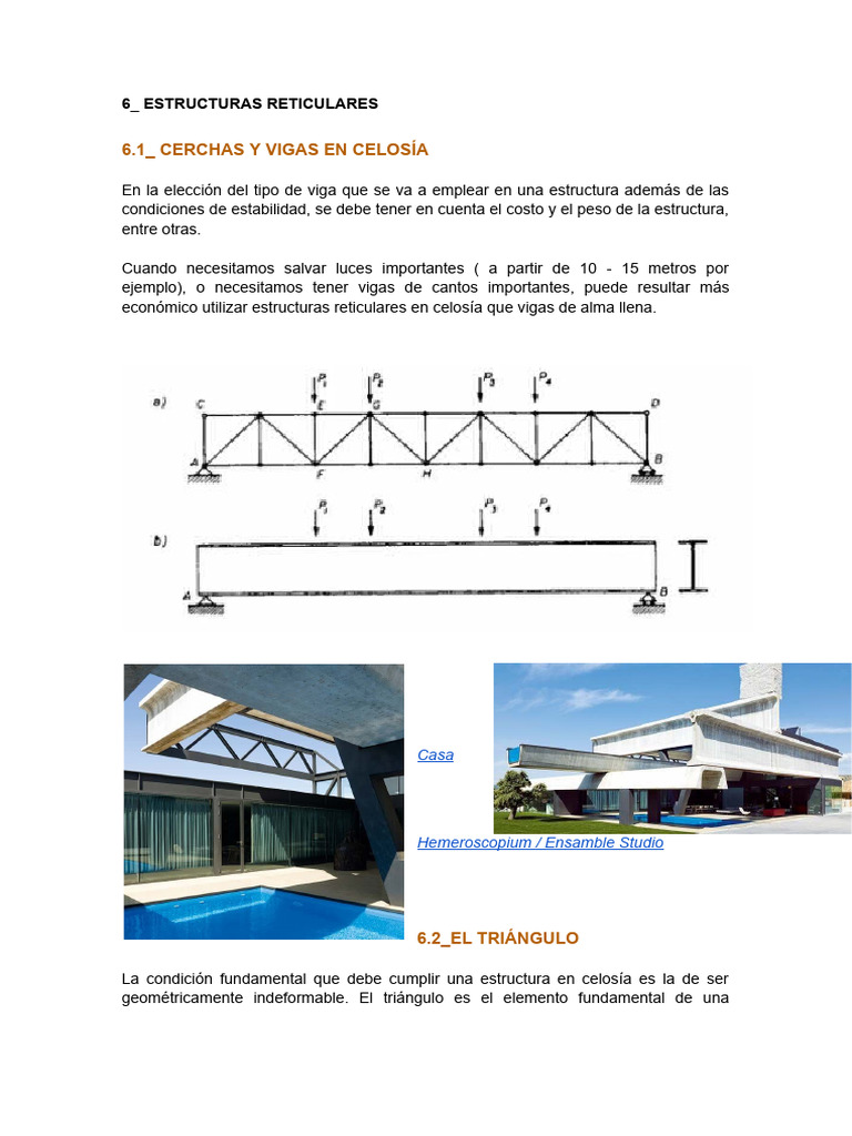 Tipos de Estructuras Reticulares | PDF