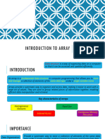 Introduction To Arrays - Final