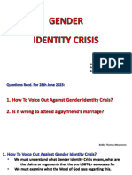 Gender Identity Crisis & The Bible