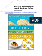Full Download Hospitality Financial Accounting 2nd Edition Weygandt Solutions Manual