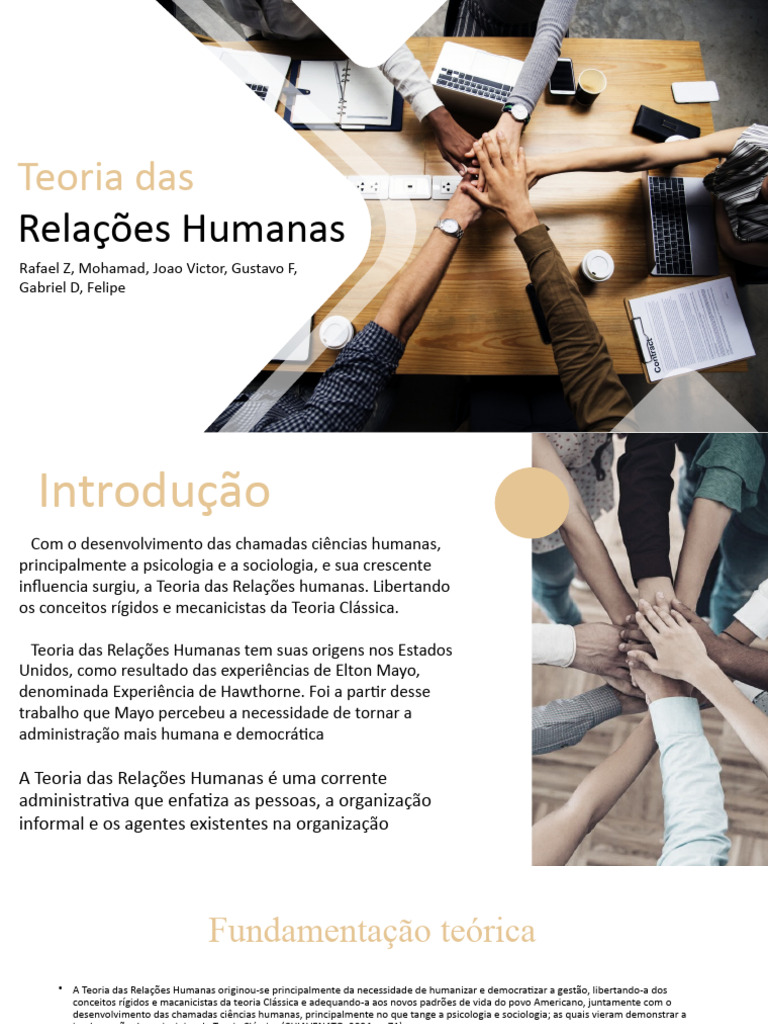 Teoria das Relações Humanas na Administração | PDF | Sociologia | Science