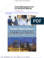Full Download Hotel Operations Management 3rd Edition Hayes Solutions Manual