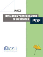 Instalación y Configuración de IMPRESORAS