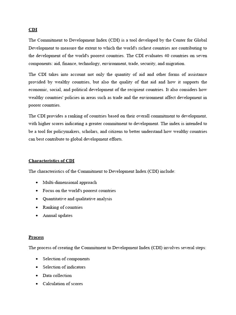 CDI | PDF