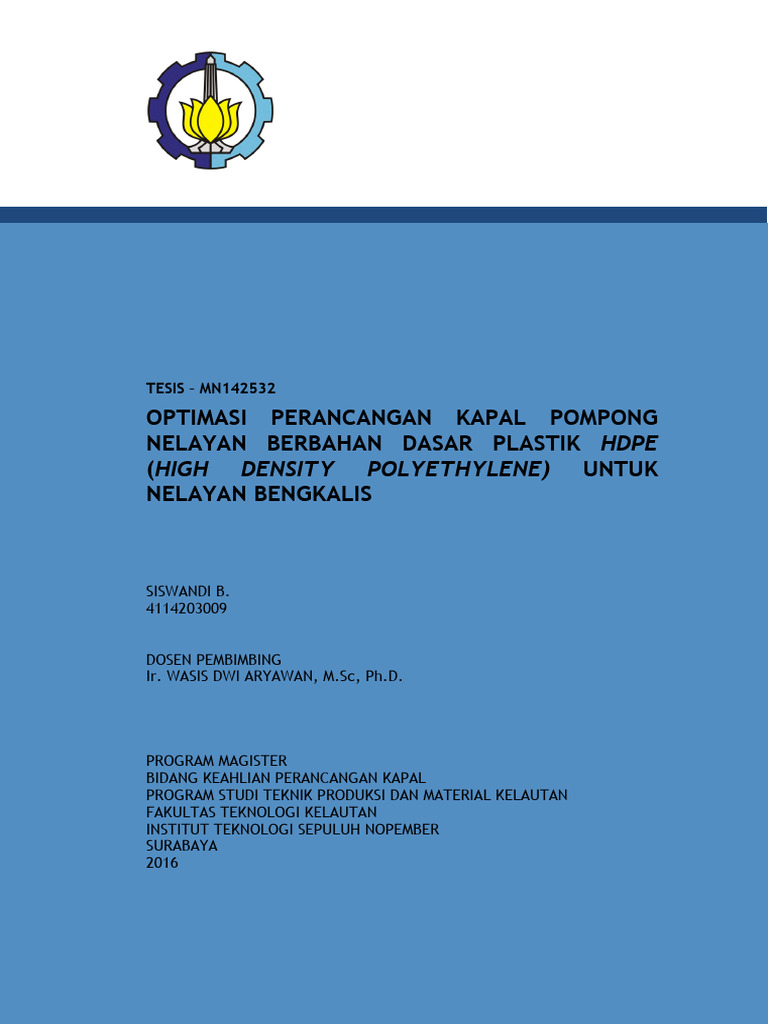 Optimasi Kapal Pompong HDPE Nelayan | PDF