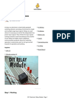 DIY Electronic Relay Module