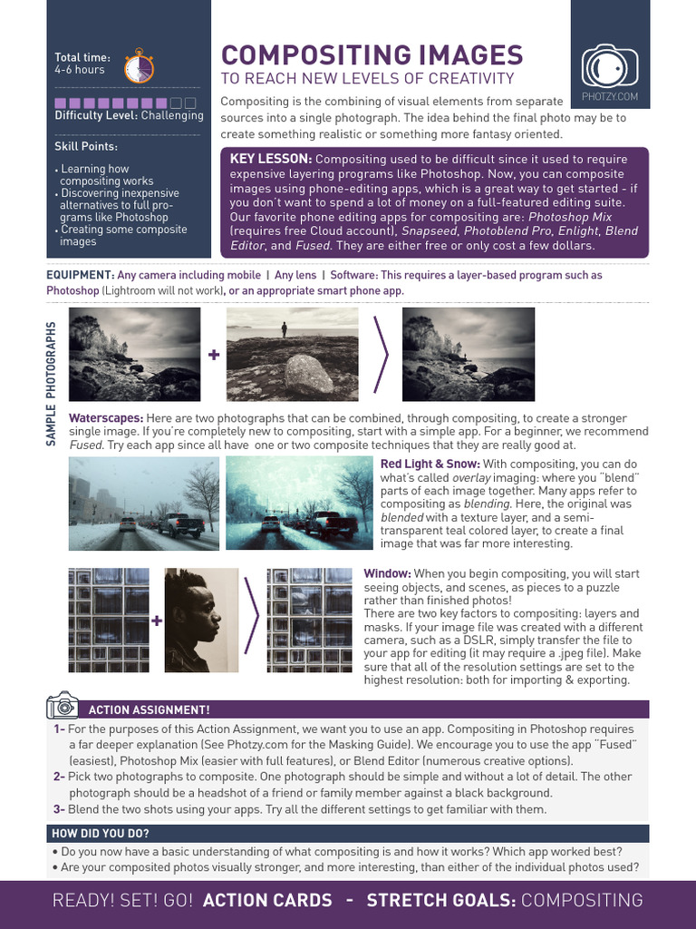 Beginner's Guide to Photo Compositing | PDF | Adobe Photoshop | Photograph