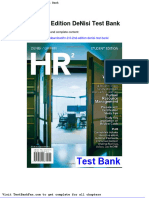 Full Download HR 2 0 2nd Edition Denisi Test Bank