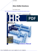 Full Download HR 3 3rd Edition Denisi Solutions Manual