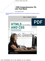 Full Download Html5 and Css Comprehensive 7th Edition Woods Test Bank