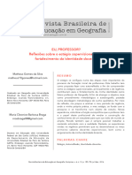 EU, PROFESSOR Reflexões Sobre o Estágio Supervisionado e o Fortalecimento Da Identidade Docente