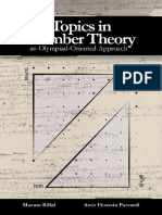 Topics in Number Theory An Olympiad Orie